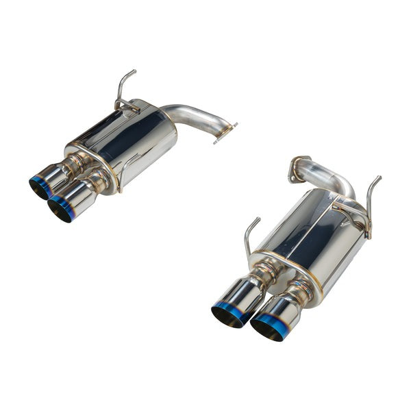 Remark Axleback Exhaust (Muffler Version) - Burnt Stainless Single Wall Tips - 2015-2021 Subaru WRX/STI (VA)